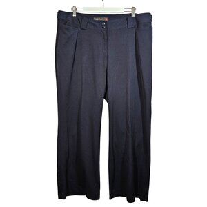 Lane Bryant Womens Plus Size 20  Wide Leg Black Dress Pants Career office slacks